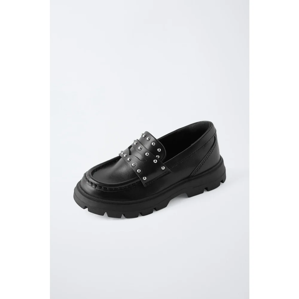 Zara Baby Studded Loafers Size 8 US 24 EU